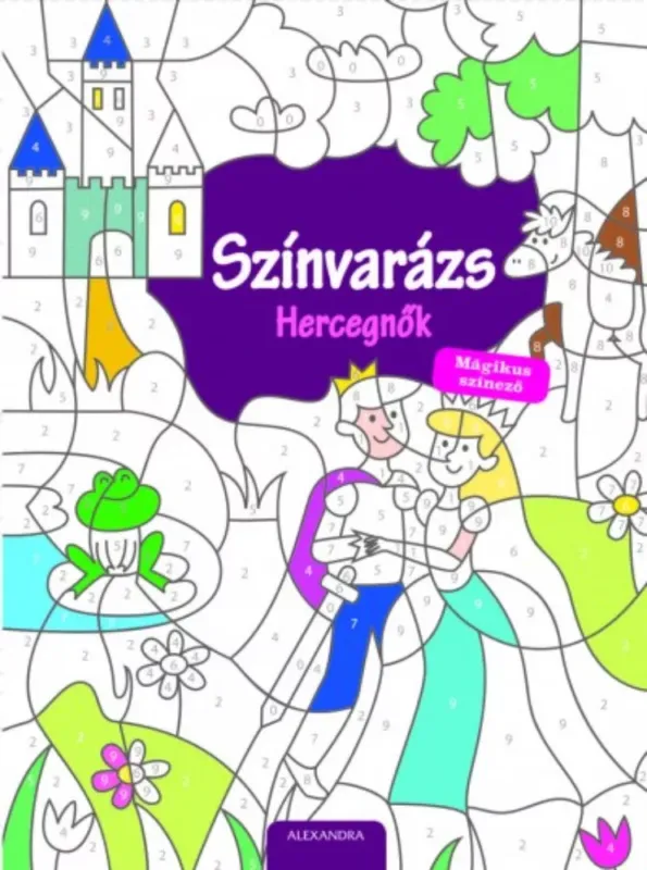 Újdonság Színvarázs - Hercegnők - Mágikus színező