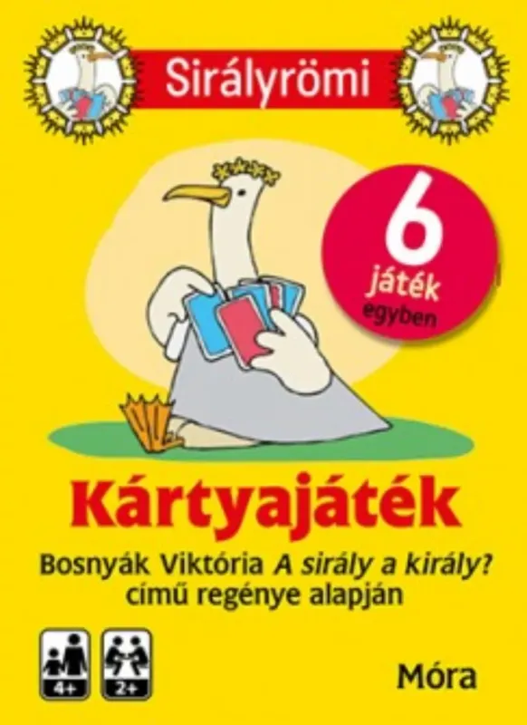 Sirályrömi - Sirályrejtvény - Kártyajáték Bosnyák Viktoria A sirály a király? című regénye alapján Árengedmény