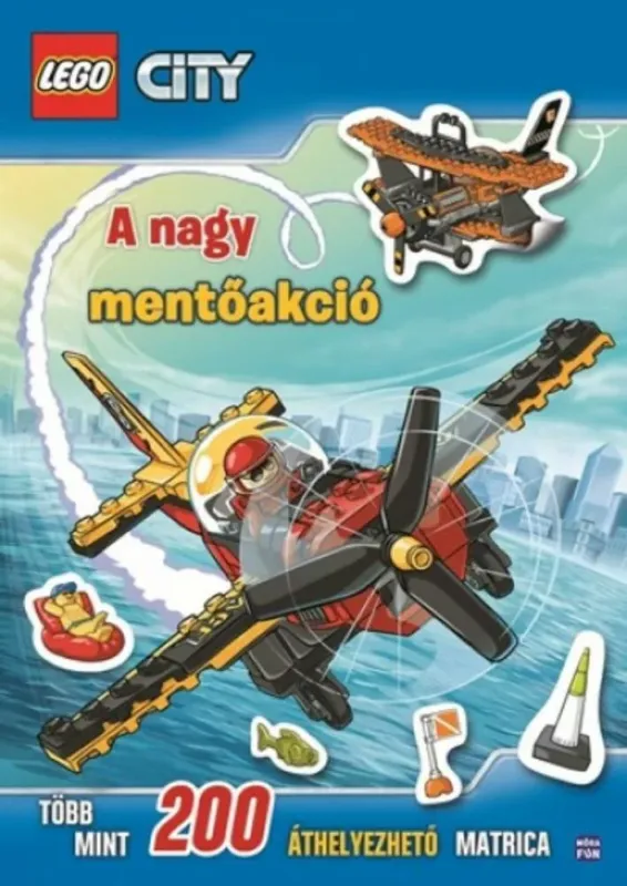 Olcsóbb Lego City: A nagy mentőakció - Matricás foglalkoztató