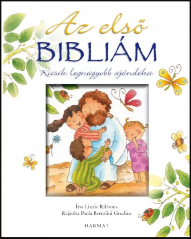 Az első Bibliám - fehér - Kicsik legnagyobb ajándéka - Lizzie Ribbons Olcsó