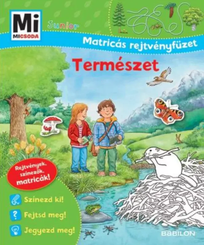 Mi Micsoda Junior Matricás rejtvényfüzet - A természet Olcsóbb