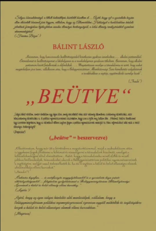 Beütve - (beütve - beszervezve) - Bálint László Gyors szállítás
