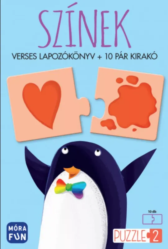 Színek - Verses lapozókönyv + 10 pár kirakó - Játssz a színekkel! Akció