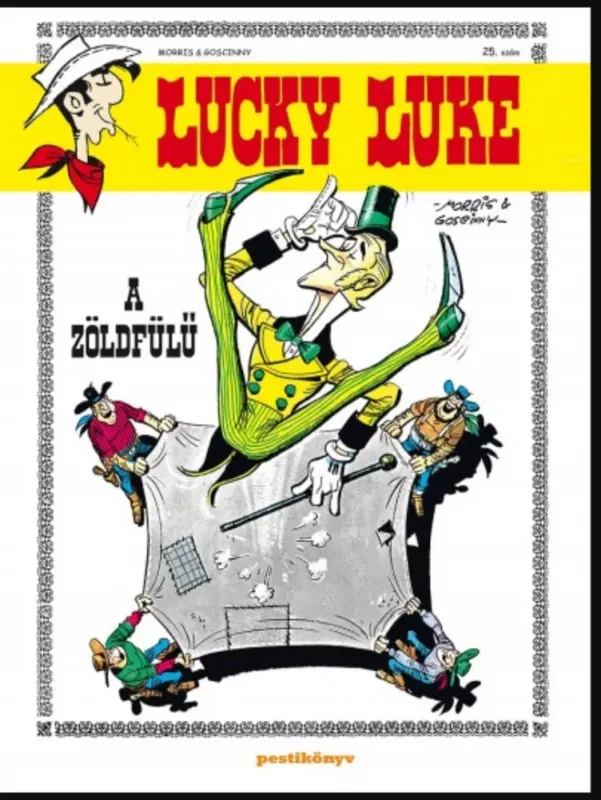 Kihagyhatatlan ajánlat Lucky Luke 25. - A zöldfülű - Képregény René Goscinny