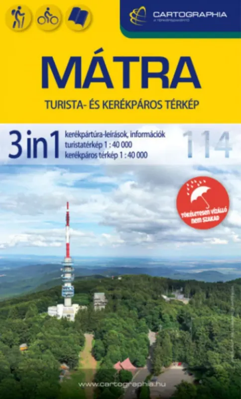 Mátra 3in1 turista- és kerékpáros térkép Ajánlat