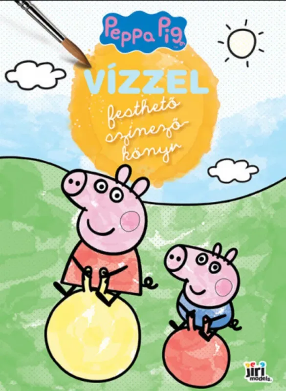Vízzel festhető színezőkönyv - Peppa malac Azonnal elérhető