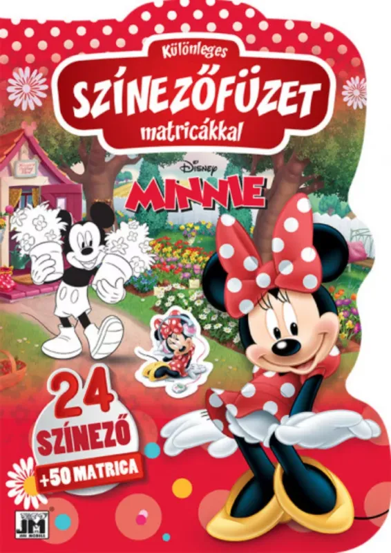 Bestseller Különleges színezőfüzet matricákkal: Minnie