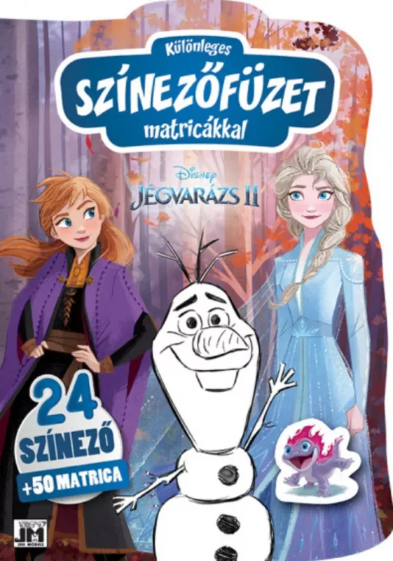 Árengedmény Különleges színezőfüzet matricákkal: Jégvarázs 2.