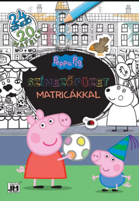 Biztonságos vásárlás Színezőfüzet matricákkal - Peppa malac