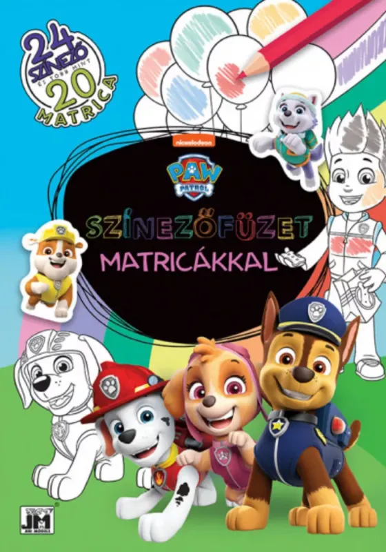 Színezőfüzet matricákkal - Mancs őrjárat Szezonális akció