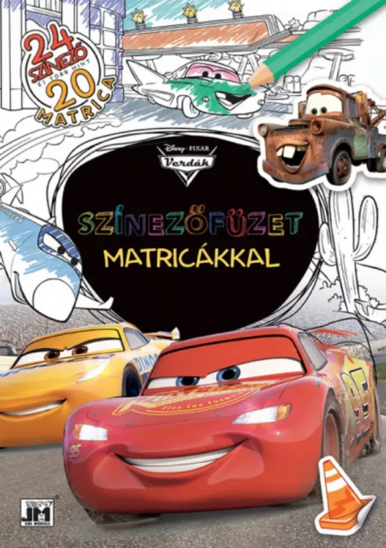Színezőfüzet matricákkal - Verdák Exkluzív ajánlat