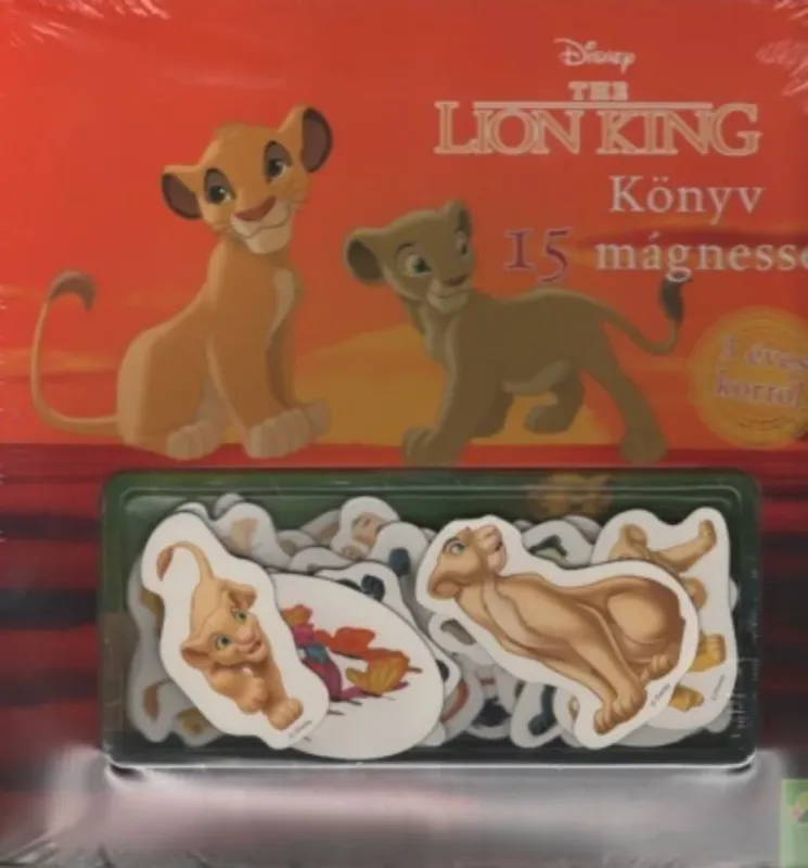 The Lion King - Könyv 15 mágnessel Népszerű