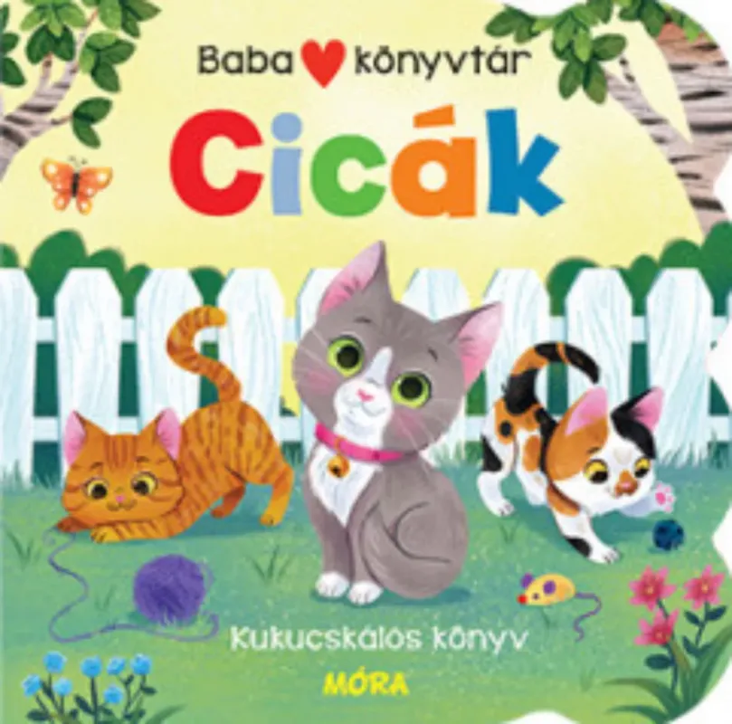 Árcsökkenés Babakönyvtár - Cicák - Kukucskálós könyv