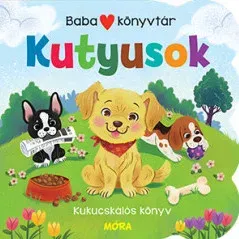 Babakönyvtár - Kutyusok - Kukucskálós könyv Outlet