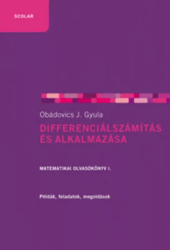 Szezonális akció Differenciálszámítás és alkalmazása - Obádovics J. Gyula