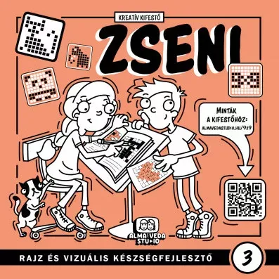 Korlátozott ajánlat Zseni 3. - Rajz és vizuális készségfejlesztő (Sebők László rajzaival)