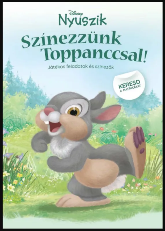 Vedd meg online Disney Nyuszik - Színezzünk Toppanccsal!