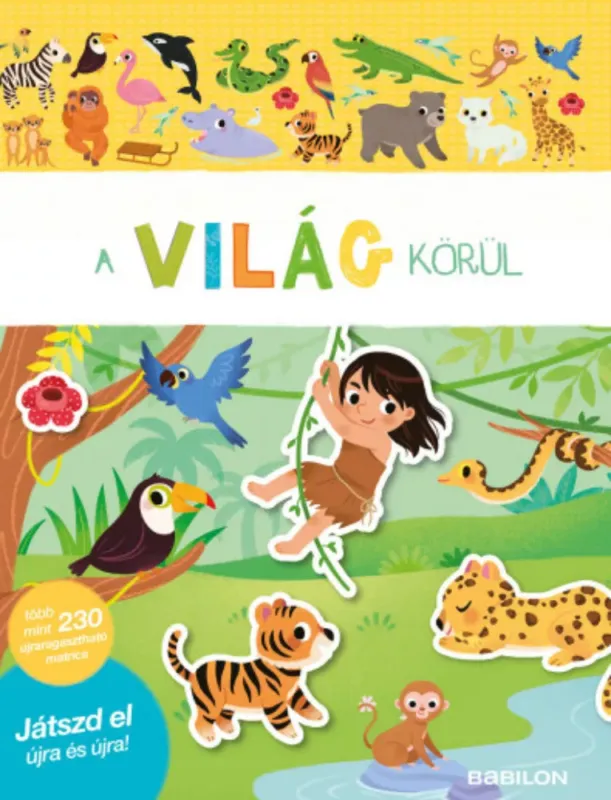 Kiárusítás Matricás füzet - A világ körül