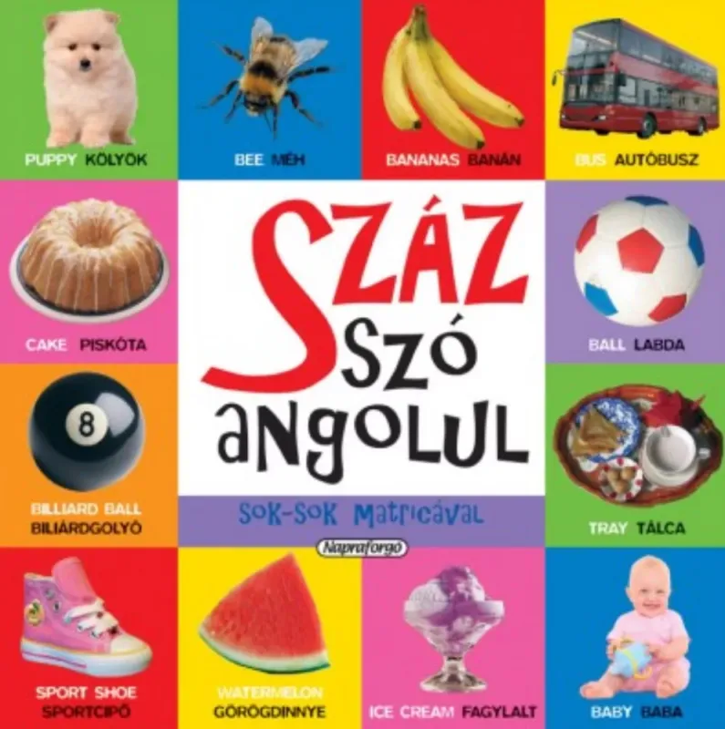 Legjobb ár Száz szó angolul - Sok-sok matricával
