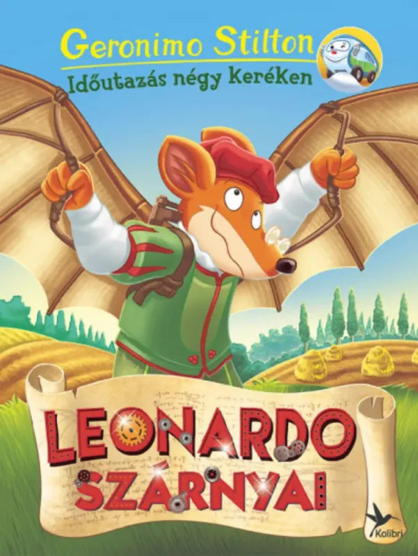 Újdonság Geronimo Stilton - Időutazás négy keréken 4. - Leonardo szárnyai