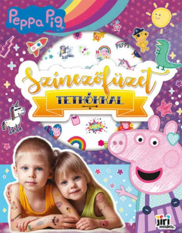 Különleges ajánlat Színezőfüzet tetkókkal: Peppa