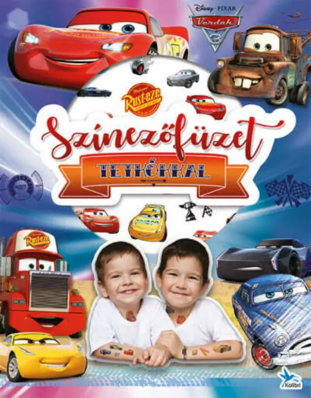 Olcsóbb Színezőfüzet tetkókkal: Verdák 3. - Disney