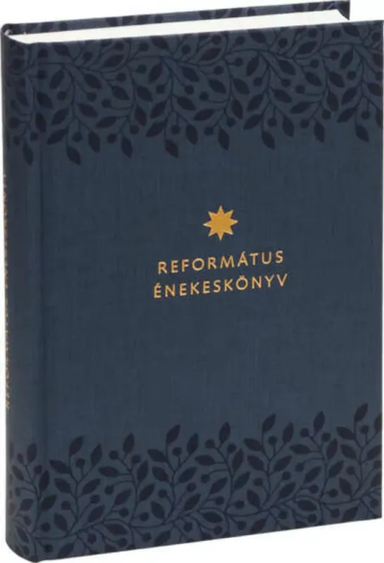 Szezonális akció Református énekeskönyv, középméret (sötétkék, mintás)