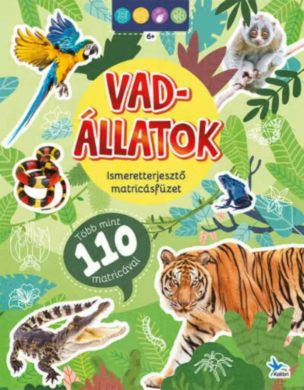 Ismeretterjesztő matricásfüzet - Vadállatok Legjobb ár