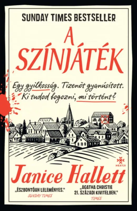 A színjáték - Janice Hallett Árcsökkenés