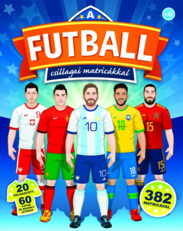 A futball csillagai matricákkal Biztonságos vásárlás