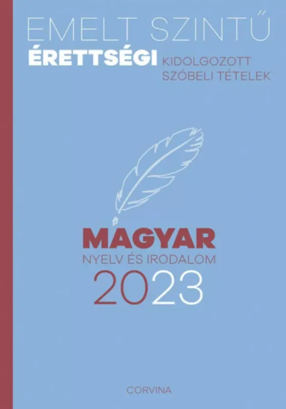 Emelt szintű érettségi - magyar nyelv és irodalom - 2023 Kedvezmény