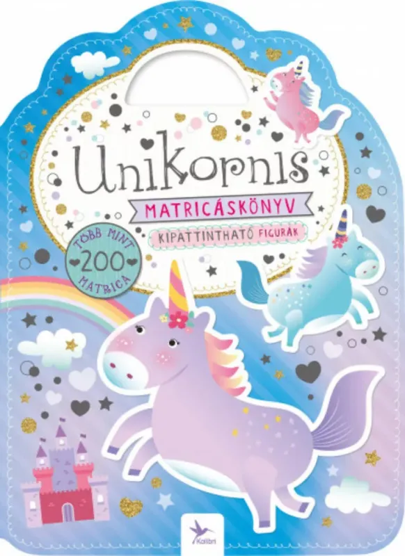 Végkiárusítás Unikornis - Matricás könyv