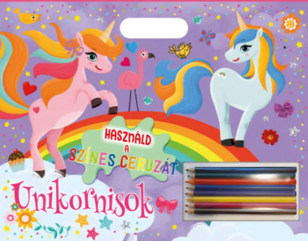 Használd a színes ceruzát - Unikornisok Gyors kiszállítás