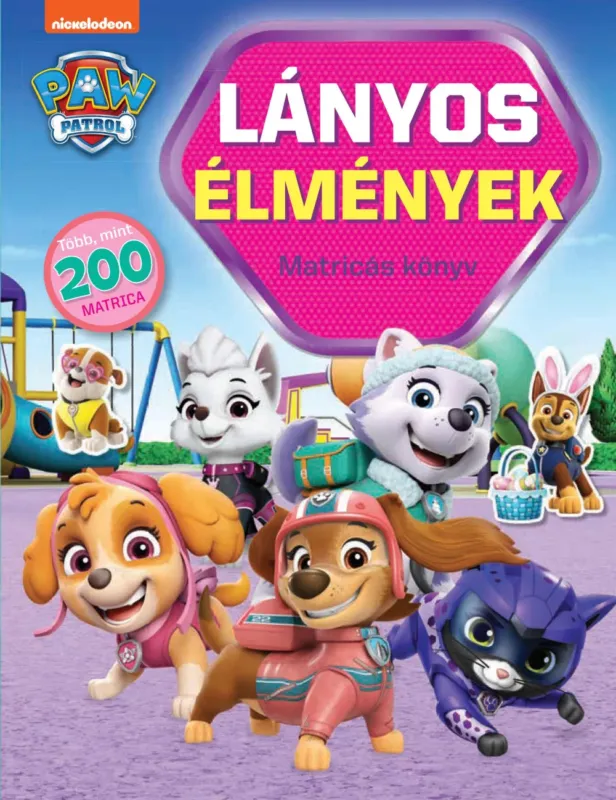 Lányos élmények - Matricás könyv Olcsó