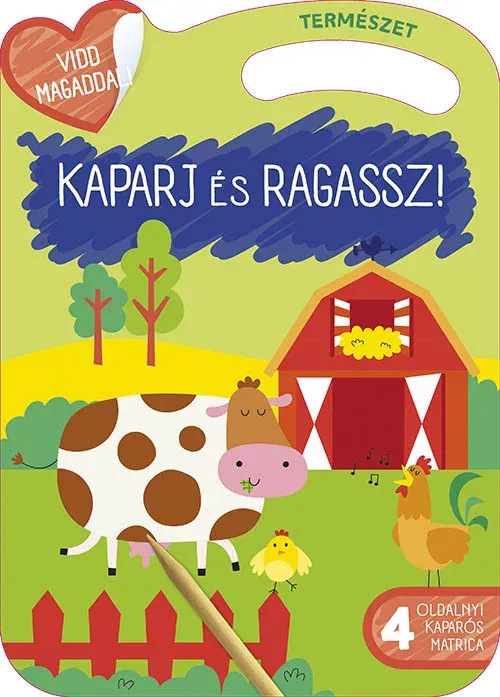 Kaparj és ragassz! - Természet - Vidd magaddal! - 4 oldalnyi kaparós matrica Utolsó esély