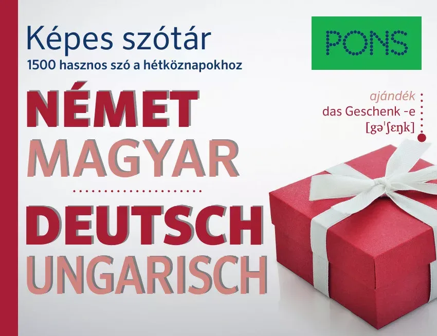 Kiárusítás PONS Képes szótár Német-Magyar - 1500 hasznos szó a hétköznapokhoz