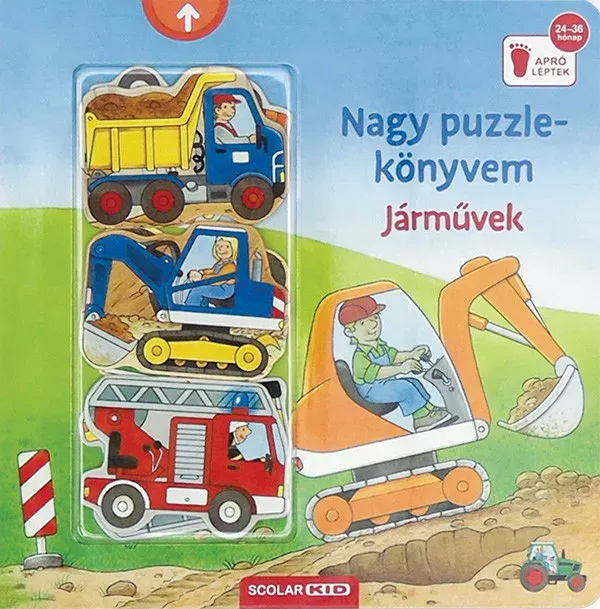 Nagy puzzle-könyvem - Járművek - Sabine Cuno Azonnal elérhető