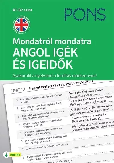 PONS Mondatról mondatra - Angol igék és igeidők - Adam Urban Bestseller
