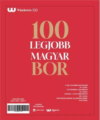 A 100 legjobb magyar bor 2025 - Winelovers 100 Rendeld meg most