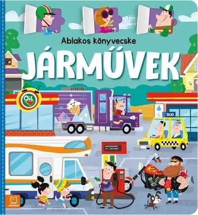 Ablakos könyvecske - Járművek - Agnieszka Bator Akció