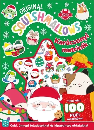 Szuper akció Squishmallows - Karácsonyi matricák
