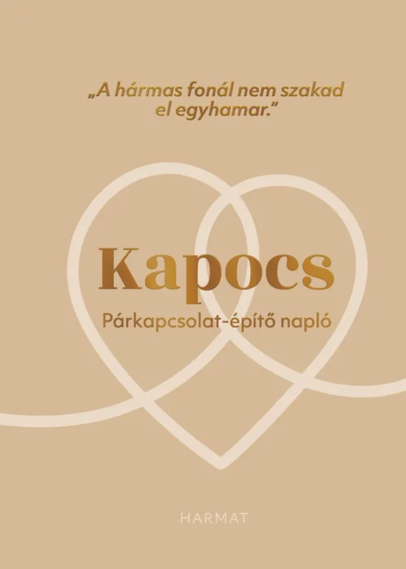 KAPOCS - PÁRKAPCSOLAT- ÉPÍTŐ NAPLÓ Kihagyhatatlan ajánlat