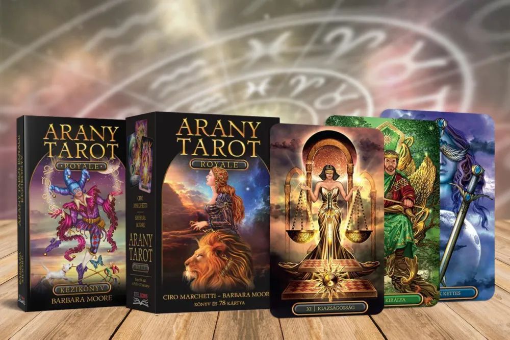 Vedd meg most ARANY TAROT ROYALE (KÖNYV ÉS 78 KÁRTYA)