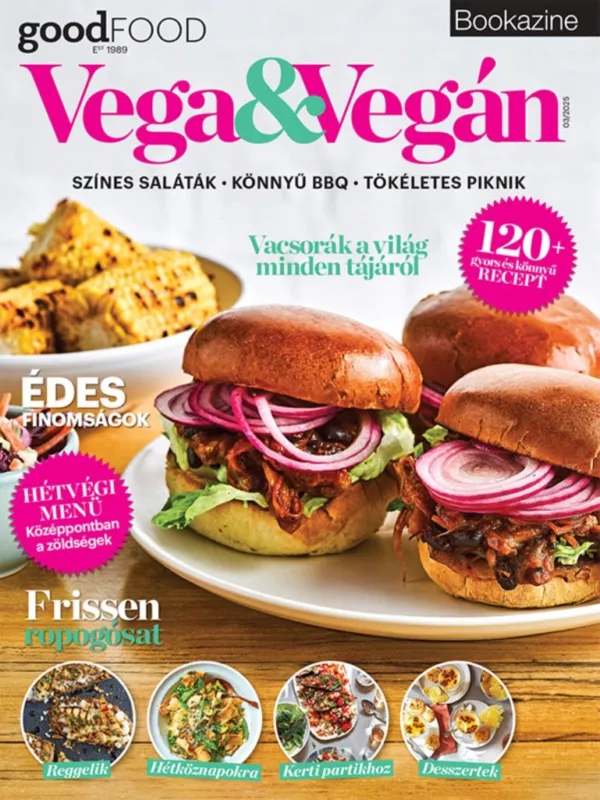 VEGA & VEGÁN - GOODFOOD BOOKAZINE 2025/03 Vásárlói kedvenc