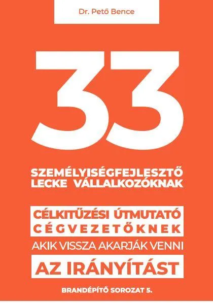 Legnépszerűbb 33 SZEMÉLYISÉGFEJLESZTŐ LECKE VÁLLALKOZÓKNAK