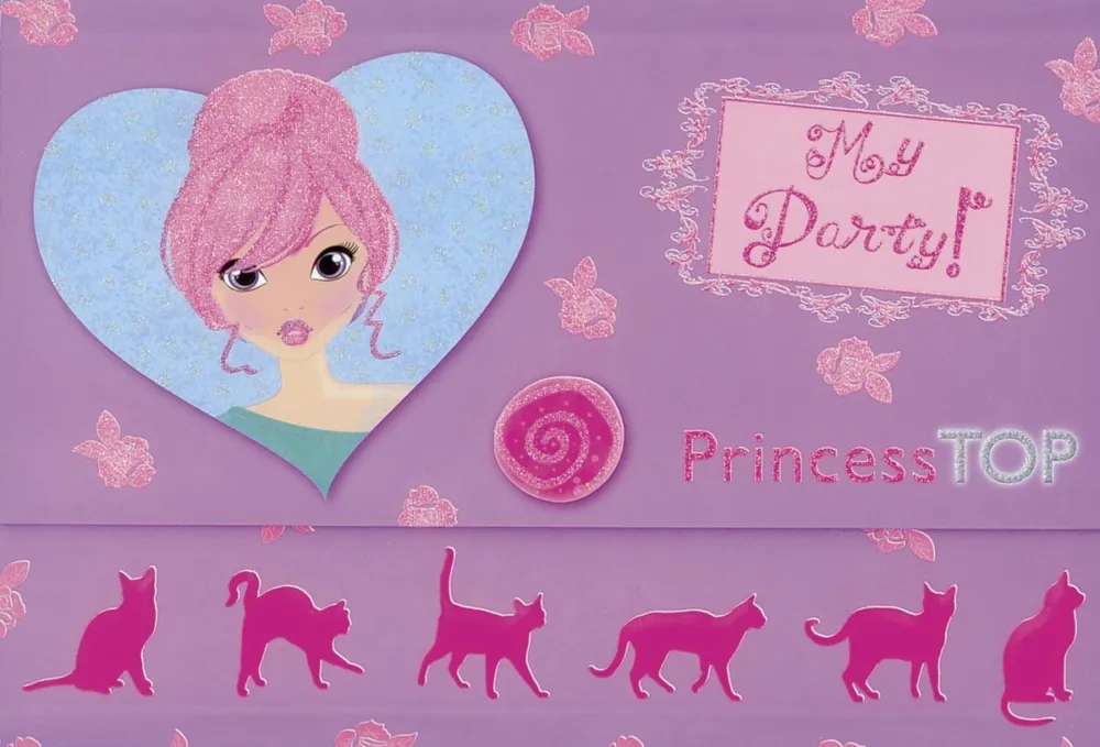 Szezonális akció PRINCESS TOP - MY PARTY (PURPLE)