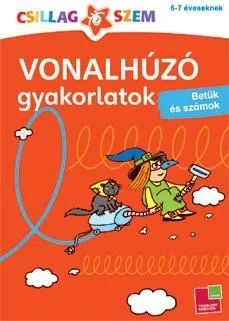 VONALHÚZÓ GYAKORLATOK - BETŰK ÉS SZÁMOK - CSILLAGSZEM Akciós ár