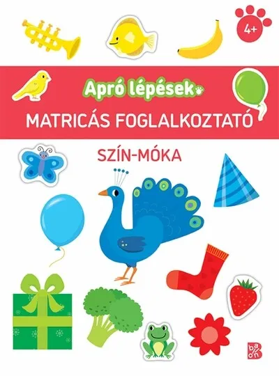 Kedvezmény Apró lépések - Szín-móka - Matricás foglalkoztató