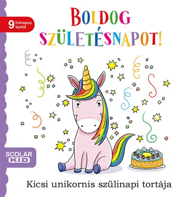 Gyors szállítás Boldog születésnapot! - Kicsi unikornis szülinapi tortája