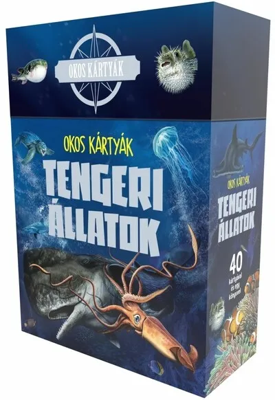 Okos kártyák - Tengeri állatok Újdonság